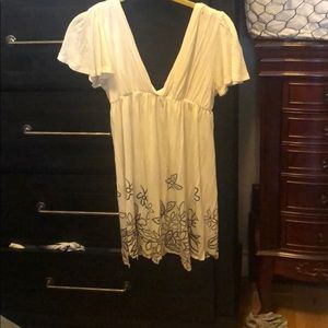 Cream top or short dress